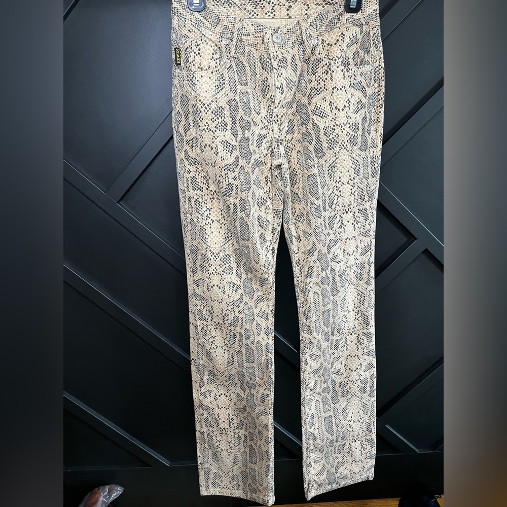 Vintage Edwin snake print pants